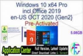 Windows 10 X64 Pro incl Office 2019 en-US DEC 2020 {Gen2}